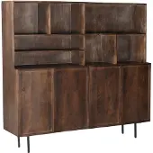 Natur24 kabinetkast elan 180cm mangohout / gecoat staal
