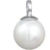 Nenalina Hangers 'Perle' zilver / parelwit