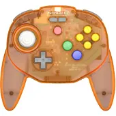 Retro-Bit Tribute 64 2.4 GHz Wireless Controller (Orange Hawk) ()