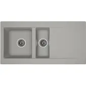 Overig Spoelbak Einna 1,5 Bak 100x50x20cm Composiet Betongrijs