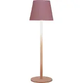 Anna's Collection Tafellamp Mat Roze D 9 H 27 Cm