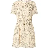 Vila Jurk 'VIFalia' camel / ecru