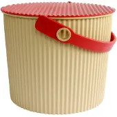 SmartaSaker Omnioutil Opbergemmer - S - Beige/Rood