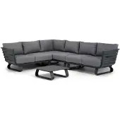 Santika Furniture Santika Sovita hoek loungeset 4-delig - Quick Dry Foam