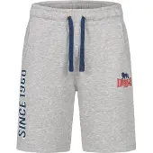 Lonsdale Sportbroek donkerblauw / grijs gemêleerd / rood