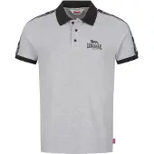 Lonsdale Shirt 'Setter' grijs gemêleerd / zwart / wit