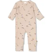 Feetje boxpak Boat beige Jongens Stretchkatoen Ronde hals All over print - maat 68
