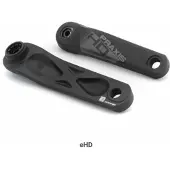 Praxis Paar Aluminium HD eCranks voor Bosch en Yamaha || Maat: 165