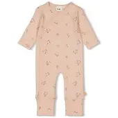 Feetje boxpak Flowers roze Meisjes Stretchkatoen Ronde hals Bloemen - maat 62
