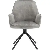 Benoa Eetkamerstoel Noah Adore 19 Clay (Grijs, 60x88x64cm)