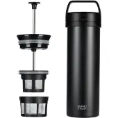 Espro Cafetière ULTRALIGHT PRESS P0 470 ml, zwart, roestvrij staal,