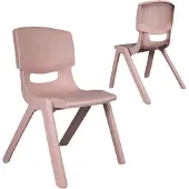 Van Der Meulen Kinderstoeltje Plastic Pastel Roze