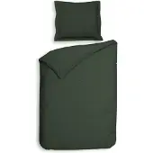 Heckett & Lane Punto dekbedovertrek 140x200/220 Calla Green