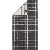 Cawö Handdoek Atelier Allover Basalt (Set van 3)