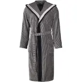 Cawö Badjas Home 5841 Men Capuchon Nature Black-52