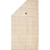 Cawö Douchelaken Noblesse Elegance Allover Sand