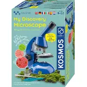 Kosmos My Discovery Microscope - Microscoop voor Kinderen - Tot 600x Vergroting - Inclusief Preparatieset en LED-Verlichting - Ontdek de Microscopische Wereld - STEM Speelgoed - Vanaf 8 Jaar