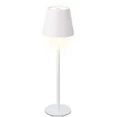 Lumineo Oplaadbare tafellamp | 27 cm | Instelbaar wit | Wit |