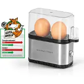 Gourmet Maxx eierkoker compact 2.0 - zwart/zilver