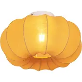 QAZQA Japandi Plafondlamp Goud 37cm - Plu Asyesha