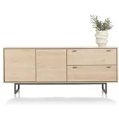 Xooon Helsinki buffetkast 2 deuren, 2 laden materiaal hout/metaal