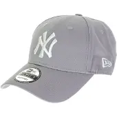 New Era Pet '9Forty New York Yankees' lichtgrijs / wit