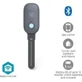 Nedis SmartLife Vochtmeter – Bluetooth – IP55 – App-bediening – Voor Planten – Wit
