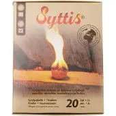 Syttis aanmaakblokjes rond, 20 stuks