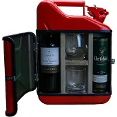 Designed by man His & Hers Giftset - Rood - Stijlvolle jerrycan - Uniek cadeau voor koppels - Geschenkset voor hem en haar