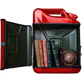 Designed by man Jerrycan Pakket Rood 20L - Handige Opslagoplossing met Stijl - Uniek Meubelstuk voor Thuisgebruik - Duurzaam en Praktisch