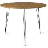 Skye Decor Eettafel Sandalf | spaanplaat naturel 90x75x90 cm bijzettafels | NADUVI