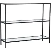 Skye Decor Dressoir Noud | glas zwart 100x85x30 cm dressoirs | NADUVI