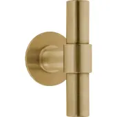 Formani Piet Boon ONE PBT100V massieve voordeurknop vast op rozet - PVD mat goud