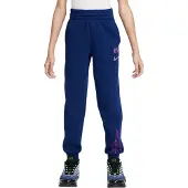 Nike Kylian Mbappé Club Fleece Joggingbroek Kids Donkerblauw Paars Goud