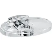 Wenko Zeepbakje Basic van glanzend edelstaal (set, 2 stuks)