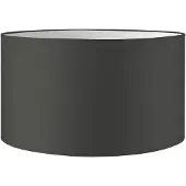 Home Sweet Home Lampenkap Bling - Antraciet - cilinder - 40/40/22cm - van stof - Moderne stoffen Lampenkap voor E27 lamphouder - RoHS getest - voor vloerlamp, tafellamp, wandlamp en hanglamp