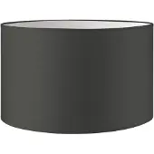 Home Sweet Home Lampenkap Bling - Antraciet - cilinder - 35/35/21cm - van stof - Moderne stoffen Lampenkap voor E27 lamphouder - RoHS getest - voor vloerlamp, tafellamp, wandlamp en hanglamp