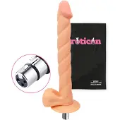 Eroticon Lange Dildo 31cm Lang &amp; 4cm Dik - 3XLR opzetstuk