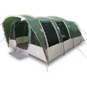 vidaXL Tunneltent 8-persoons waterdicht groen