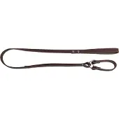 Animal Boulevard Ab30044 - Hals- En Leibanden - Hond - Ab Country Leather Schoollijn Zwart-16mmx138cm - Maat: 16mmx138cm - 205297