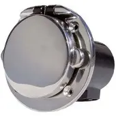 VETUS Polis Ip56 Inox 316 Dock Power Socket 16a Zilver