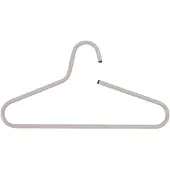 BelaLuz Moderne Kledinghangers Polo Silky taupe staal