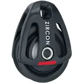 Harken Becket Single Zircon Block 57 Mm Zilver
