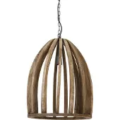 Light & Living Hanglamp Ø47x56 cm HARANKA hout donker bruin