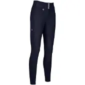 Pikeur Dames New Candela Rijbroek Lederen Grip Hoge Taille Classic XL Wit