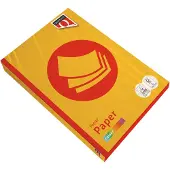 Quantore - Kopieerpapier colour a4 80gr diepgeel | 5 stuks