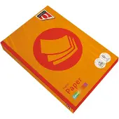 Quantore - Kopieerpapier colour a4 80gr oranje | 5 stuks