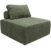 Sweeek Fauteuil corduroy 1 zitplaats Groen