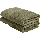 Yumeko Handdoek Katoen 50x100 Groen - Eco, Bio & Fairtrade