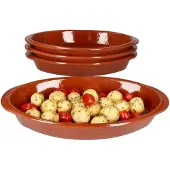 MamboCat Set van 4 ovale ovenschalen Boris klei 32x18cm M 99519